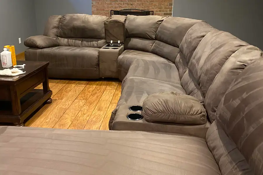 Premier Carpet Cleaning - furniture cleaning project - Highland, Illinois